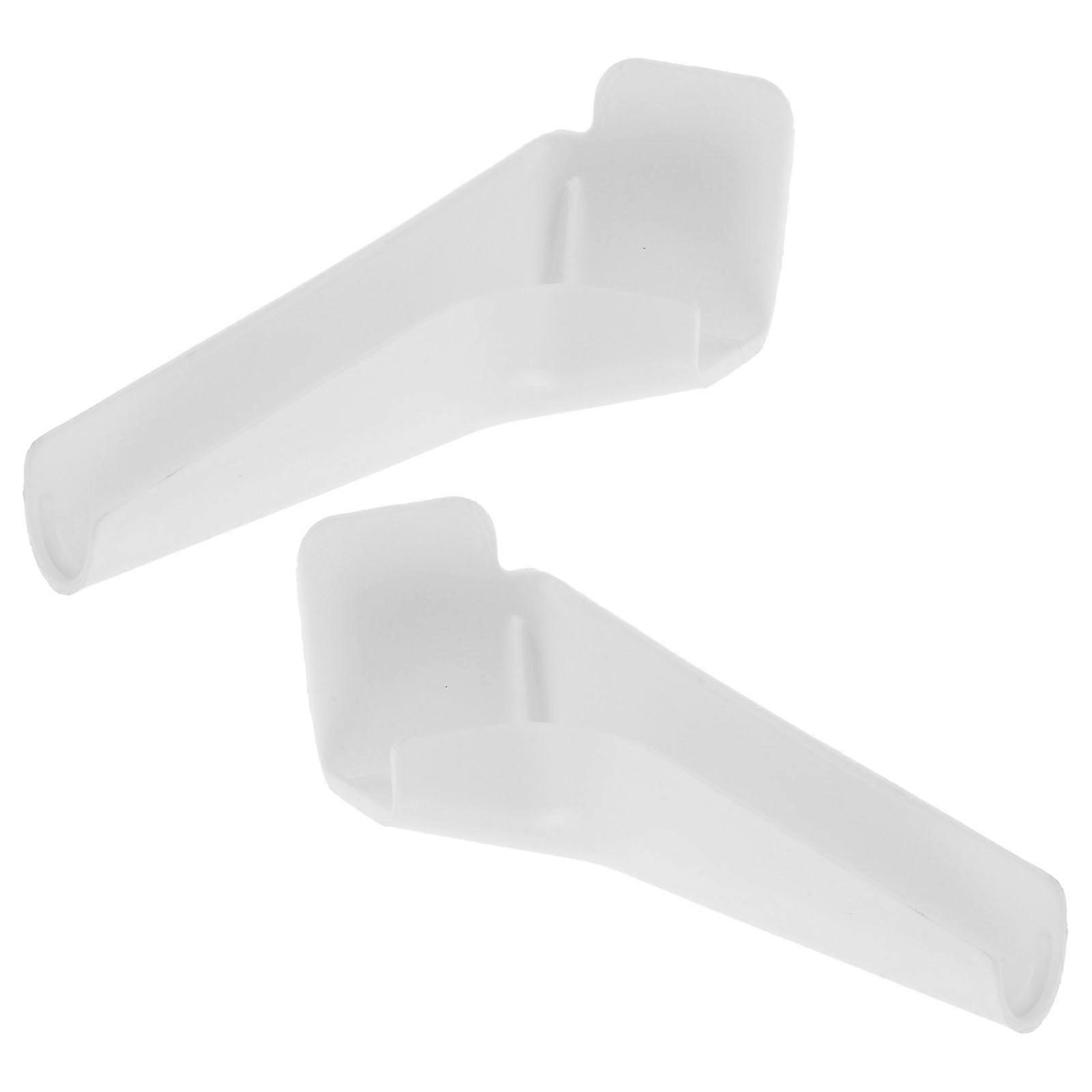 Rv Gutter Spouts for Roof Drainage 2Pcs White Plastic Rv Rain Gutters