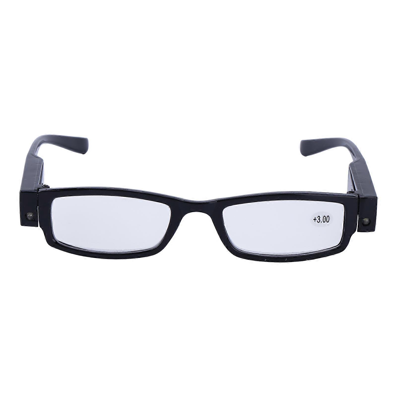 Lunettes de lecture LED à correction multiple, loupe dioptrique multicolore