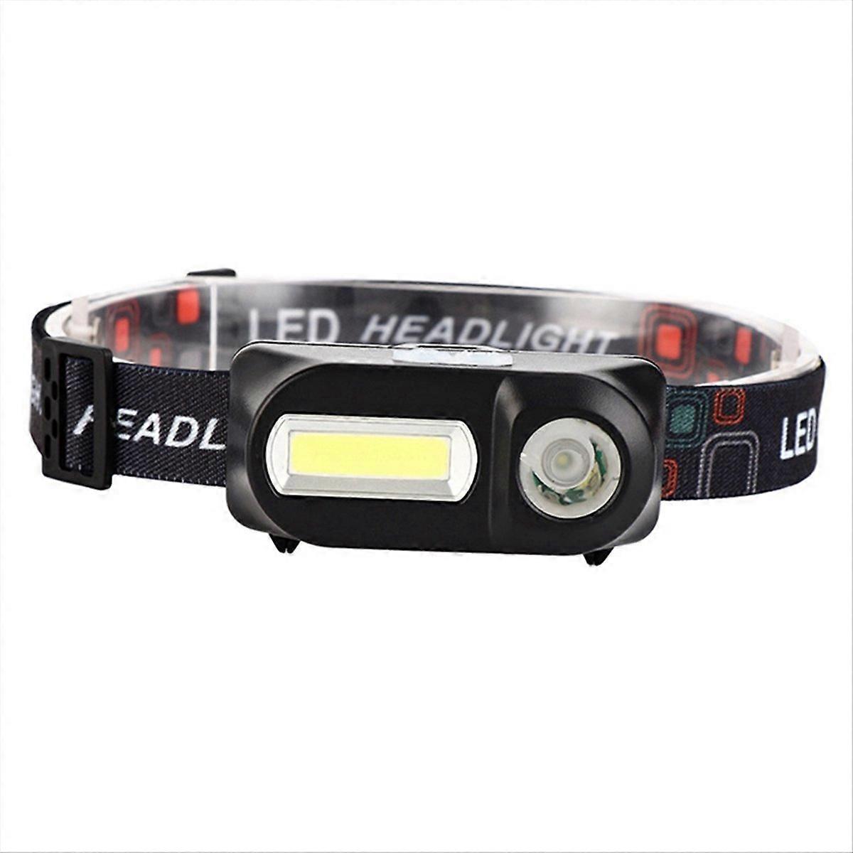 LED Headlight Flashlight COB Emergency Headlight