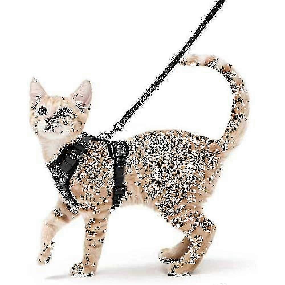 Cat Harness And Leash For Walking, Escape Proof Soft Adjustable Vest Harnesses For Cats, Easy Control