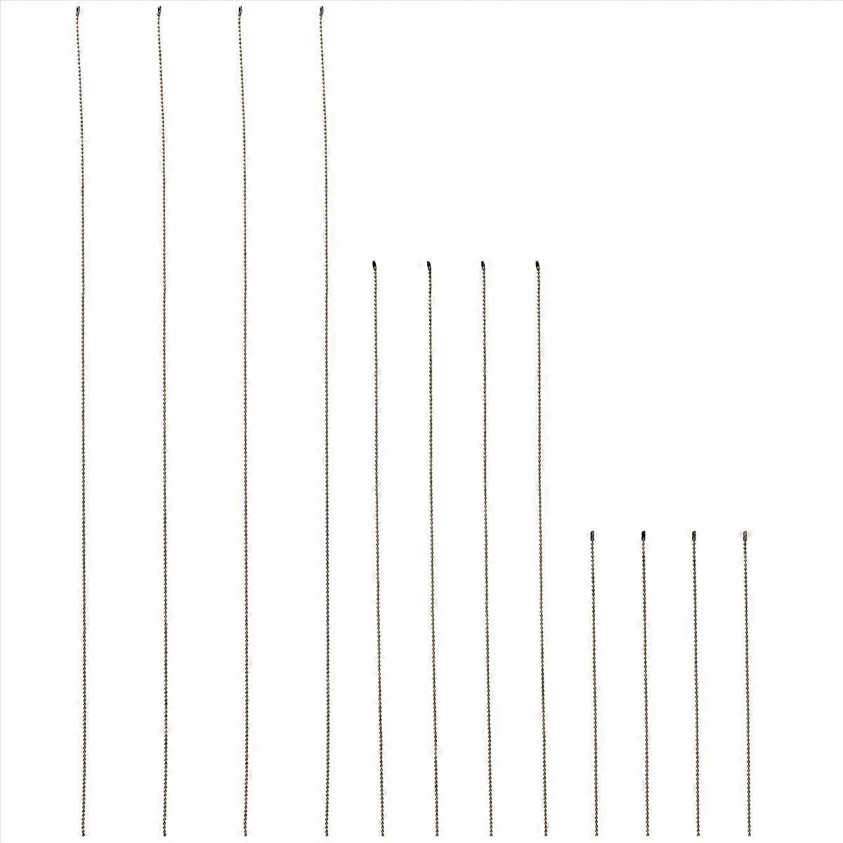 12 Pieces Ceiling Fan Pull Chain Extender Bronze Fan Chain Extension