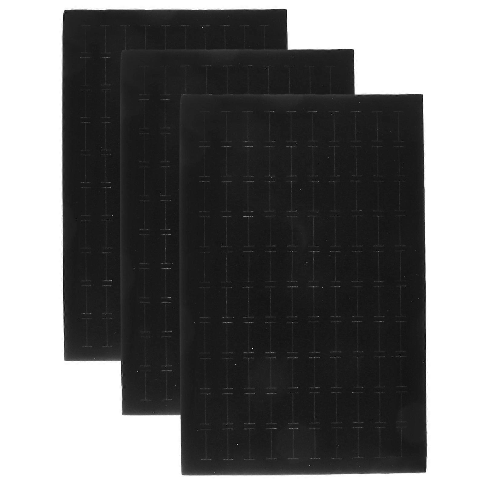 Jewelry Sponge Insert Mats for Ring Storage with 9Pcs Black Pads