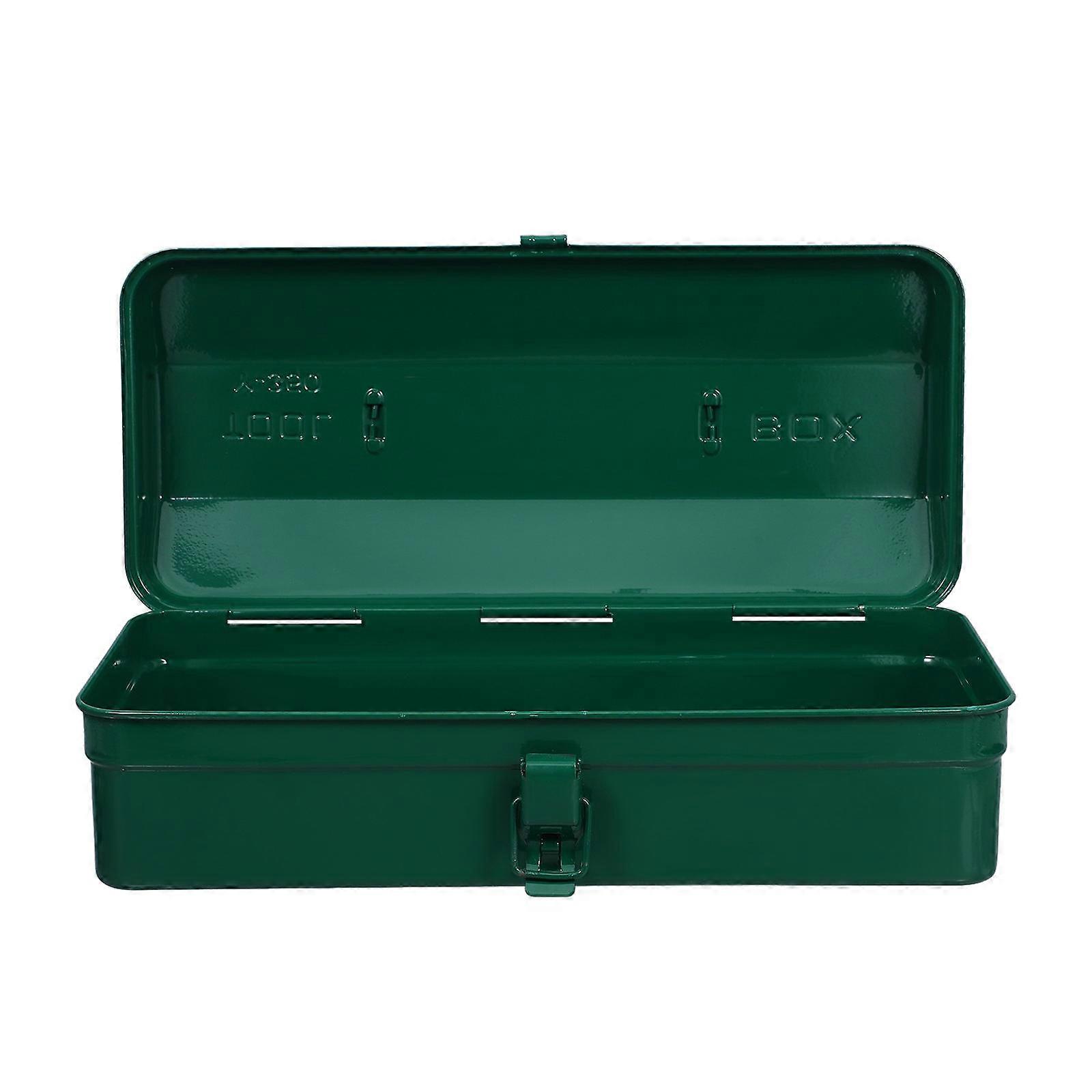 Green Tool Box Metal Storage Box for Iron Material