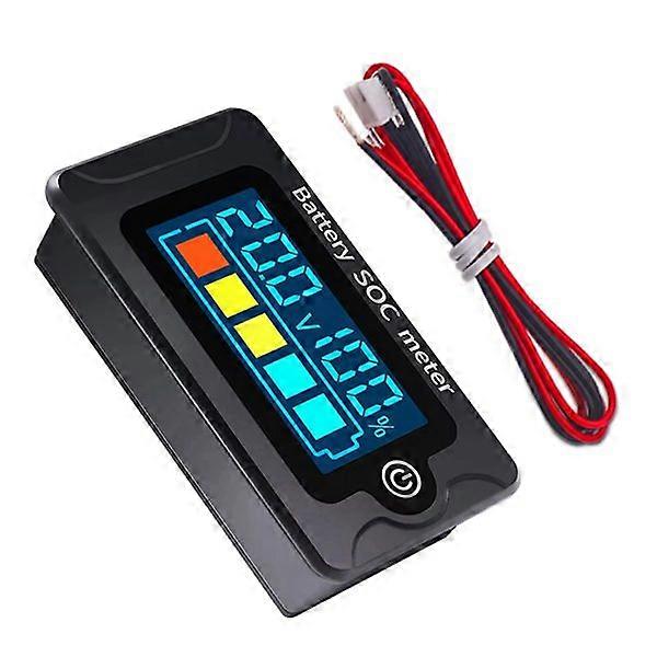  PZEM-00 Waterproof Digital LCD Voltmeter Battery Capacity Tester Voltage Indicator DC8-100V 12V 24V 36V 48V 72V