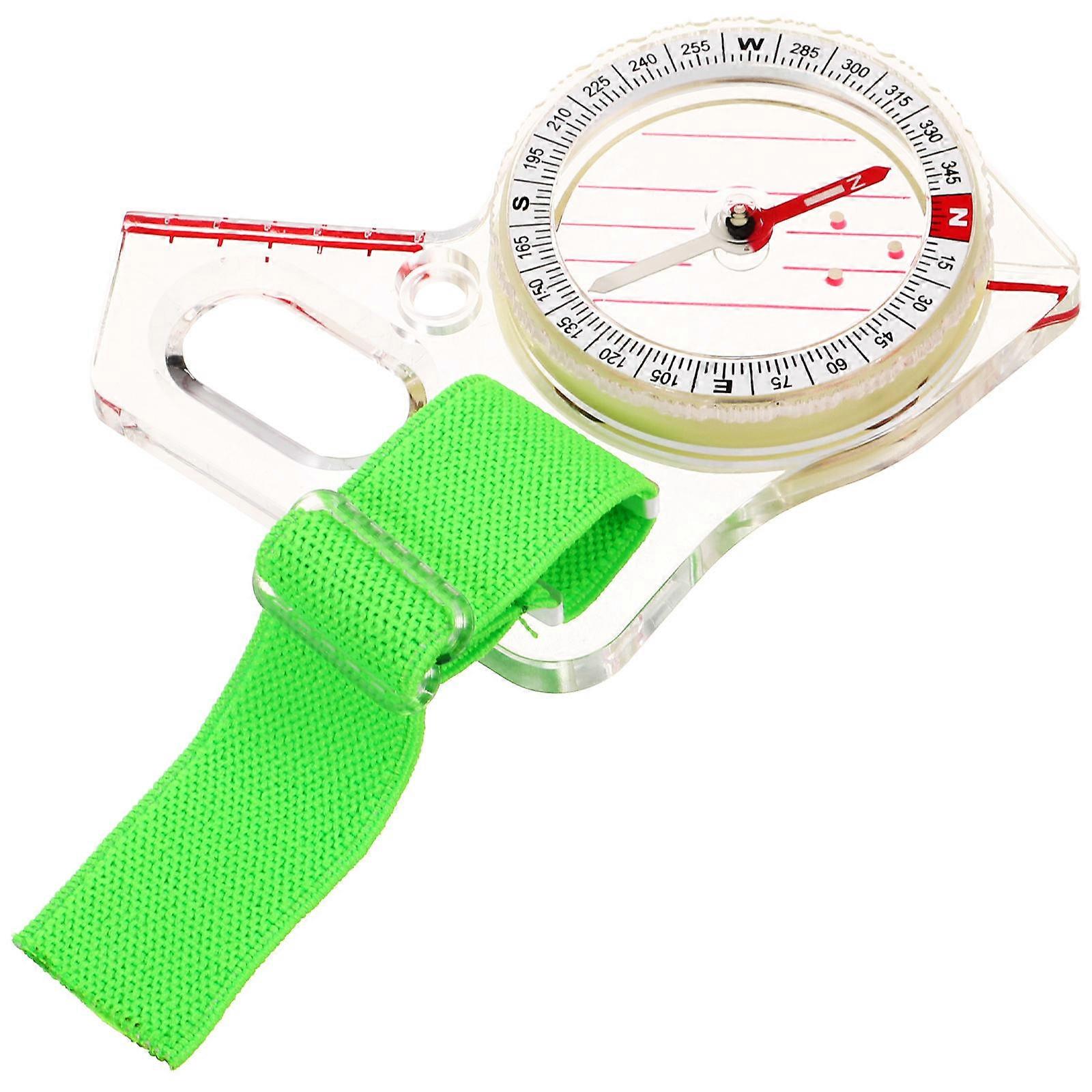 Small Map Compass Tool for Backpacking with 3Pcs Multi-Use Features