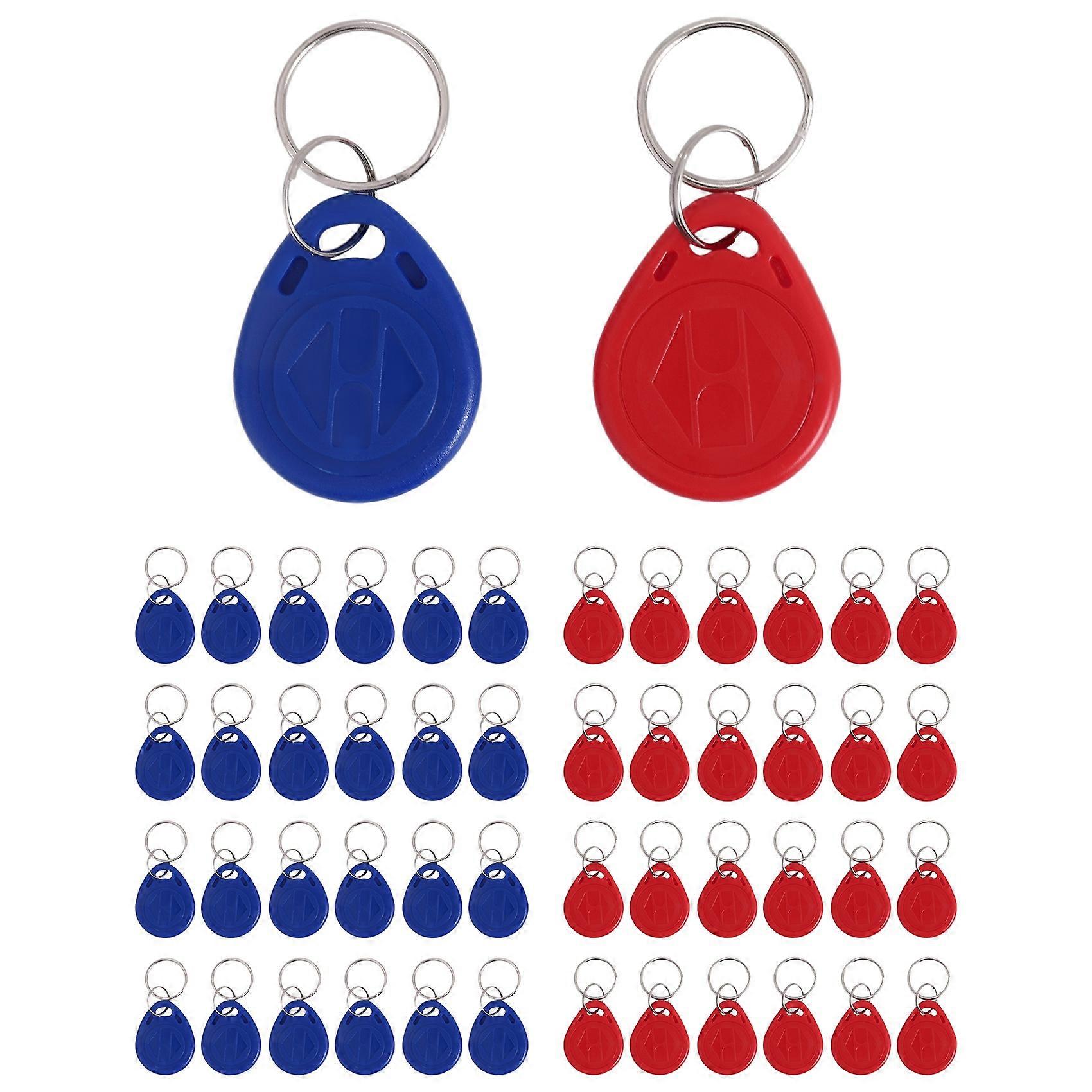 50Pcs 125 Khz Proximity ID Card RFID Keyfob Access Control Key for Door Entry Access Control System TK4100