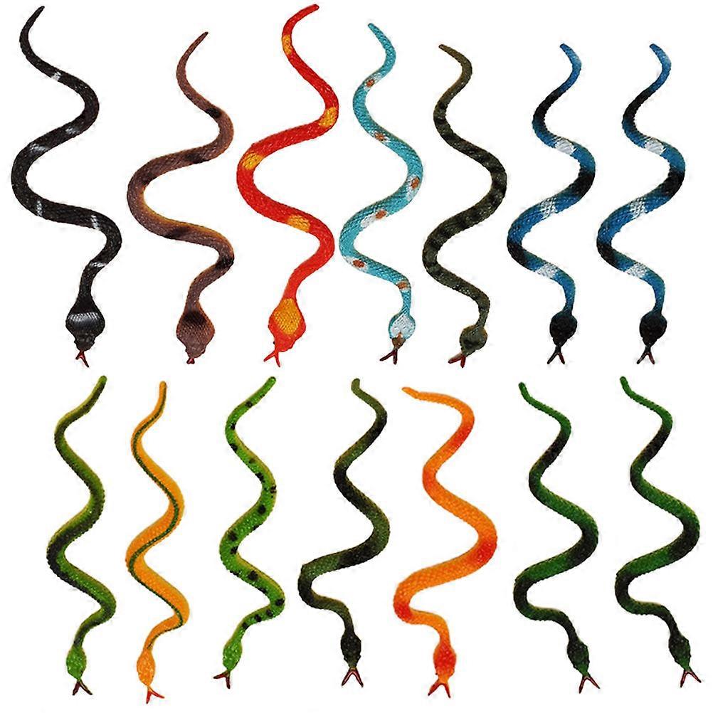 PVC Fake Snake Toy for Educational Use with 120Pcs Assorted Colors
