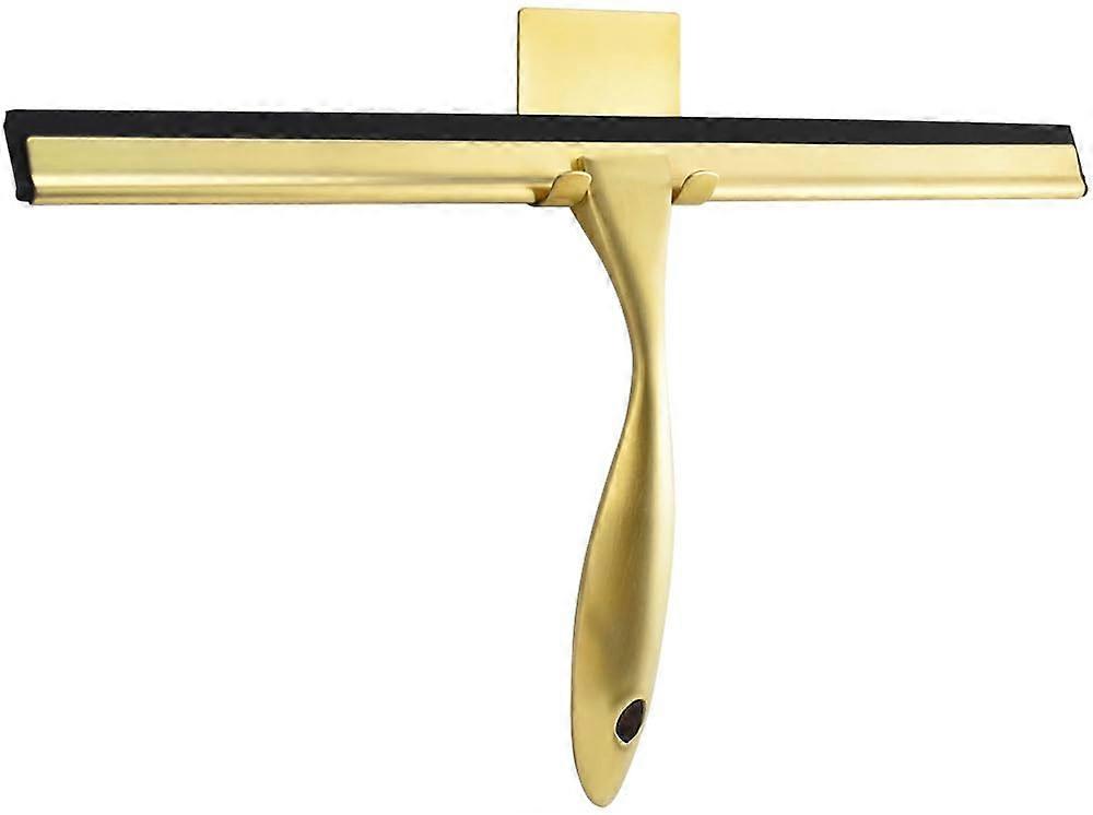 Shower Squeegee with Hook, 12 Inch RustResistant Stainless Steel for Bathroom Mirror and Window