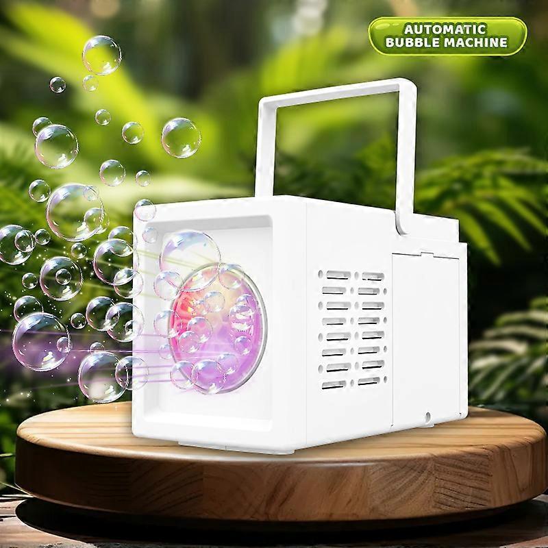 10 hole stage bubble machine handheld portable outdoor game bubble blowing toy without battery and bubble water