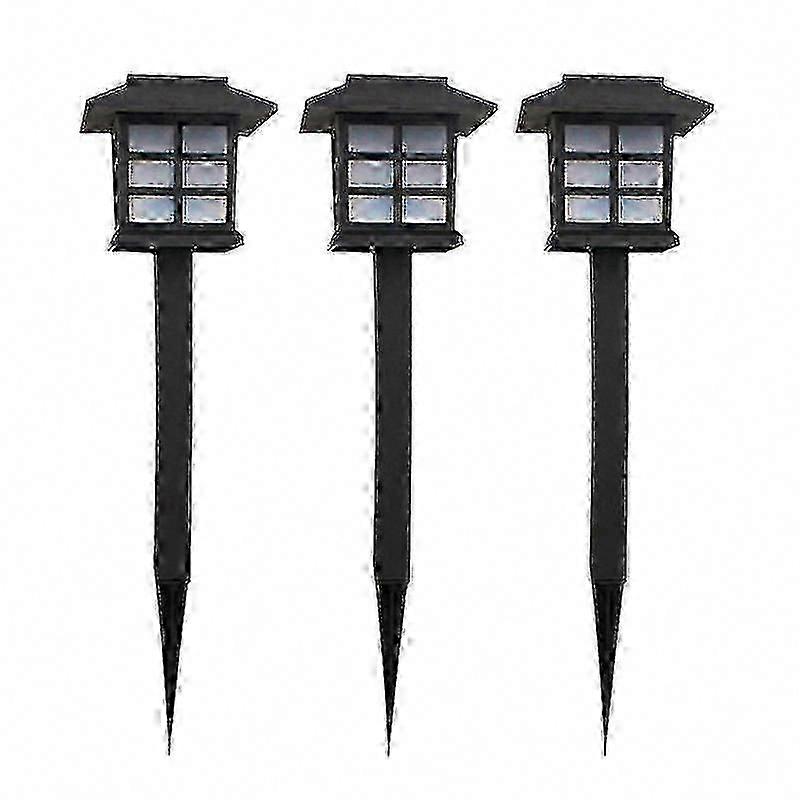 3pcs Solar Stick Lamp Compatible Outdoor Garden Pathway Lighting