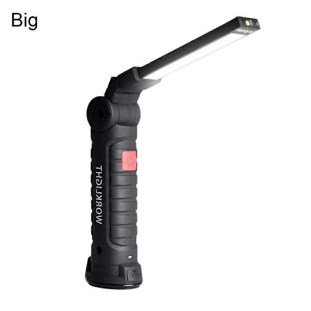 Rechargeable LED Work Light 3 Light Modes Adjustable Magnetic Foldable Bar,Emergency Flashlight For Car Repair/Outdoor Camping
