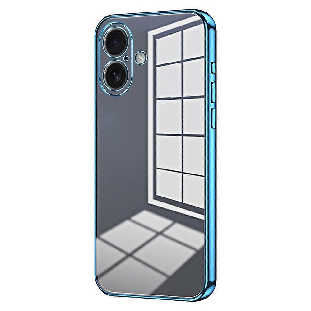 For iPhone 17 Case Electroplating Frame Soft TPU Phone Cover