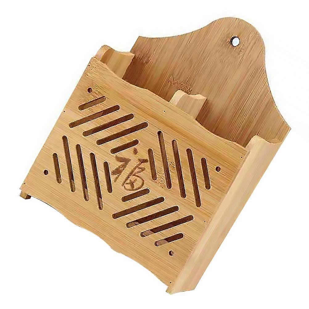 Modern Simple Style Wall Mounted Chopsticks Storage Rack Kitchen Flatware Organizer 1Pack