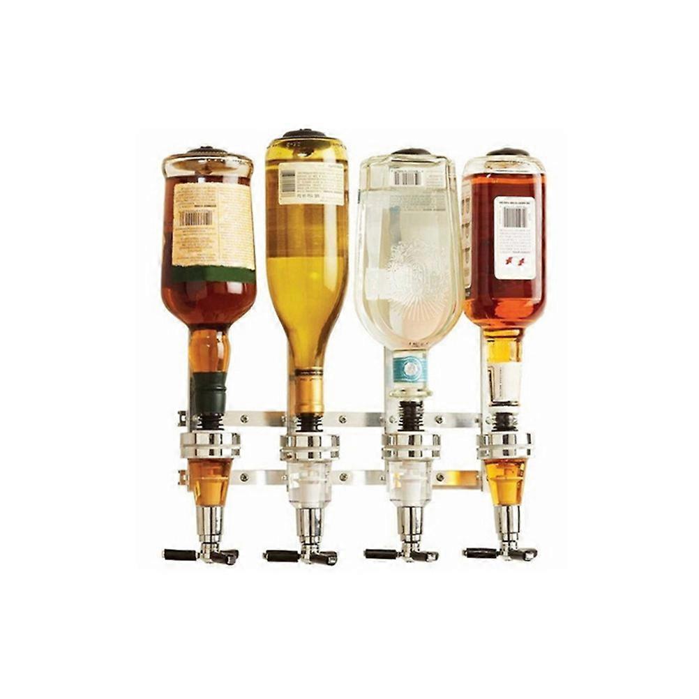 Silver Wall Mounted Dispenser for Liquid Dispensing 4-