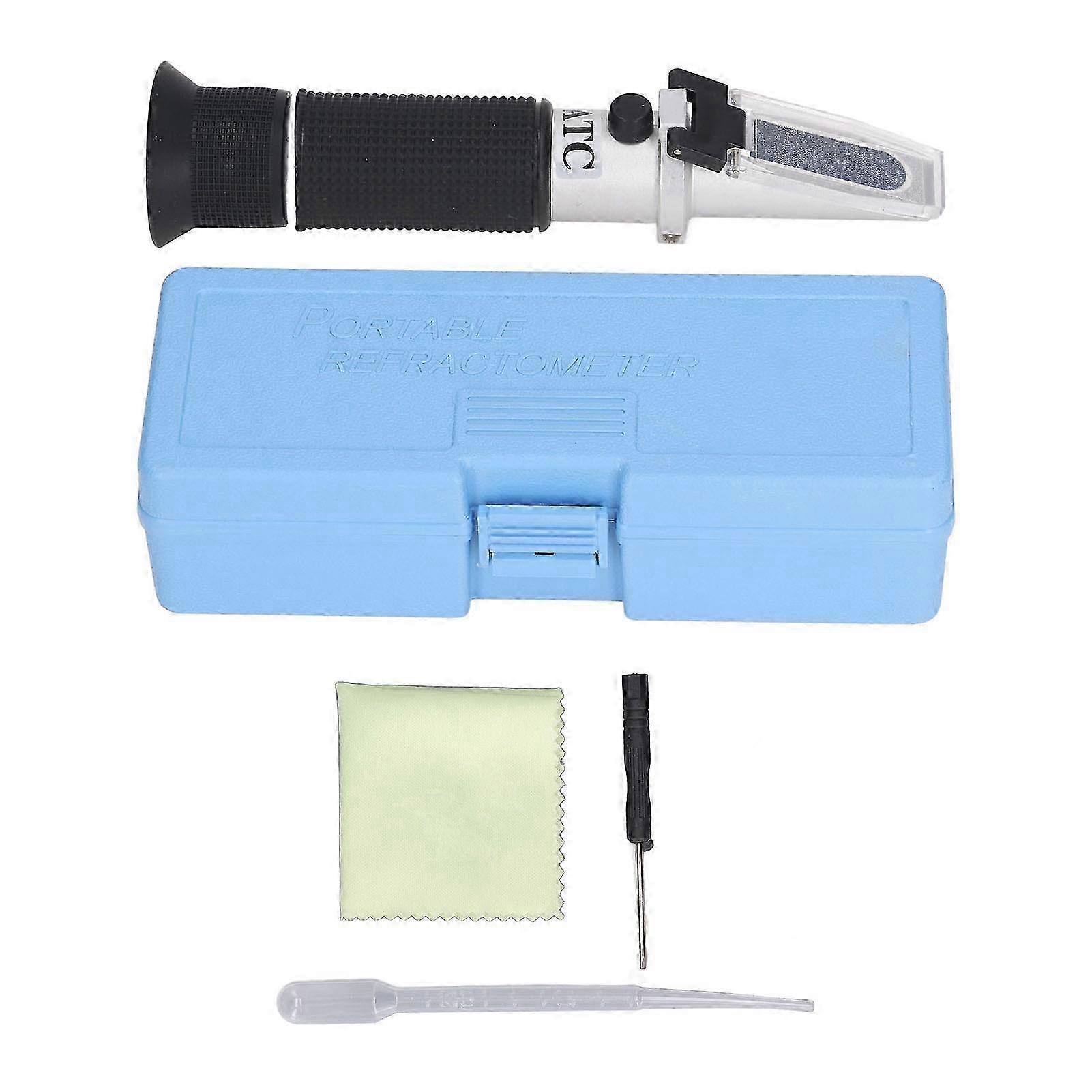 0?32% Brix Meter Tester Refractometer Portable Handheld ATC Sugar Refractometer for Beverages 25-26