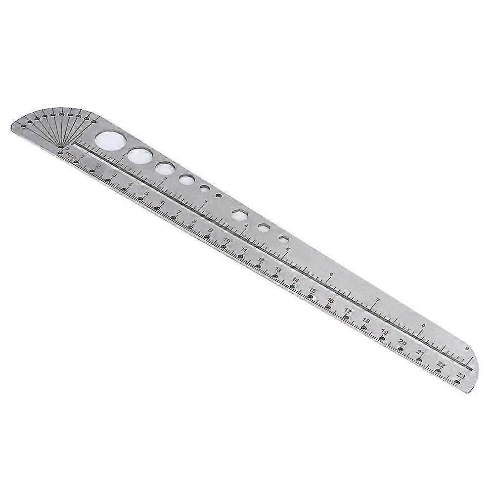 2026 Scale Ruler Multifunctional Stainless Steel Compass Protractor