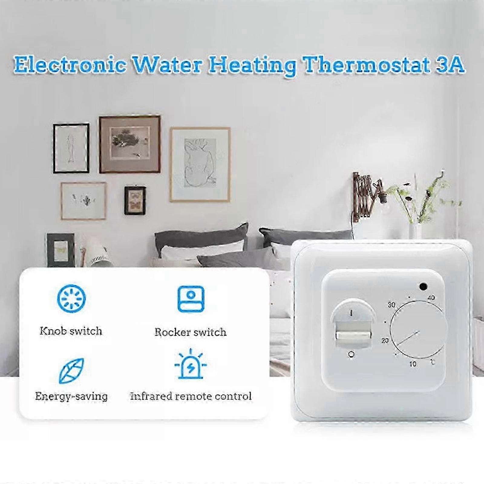 2025 Floor Heating Thermostat 3A Water Heating Thermostat Underfloor Heating Controller