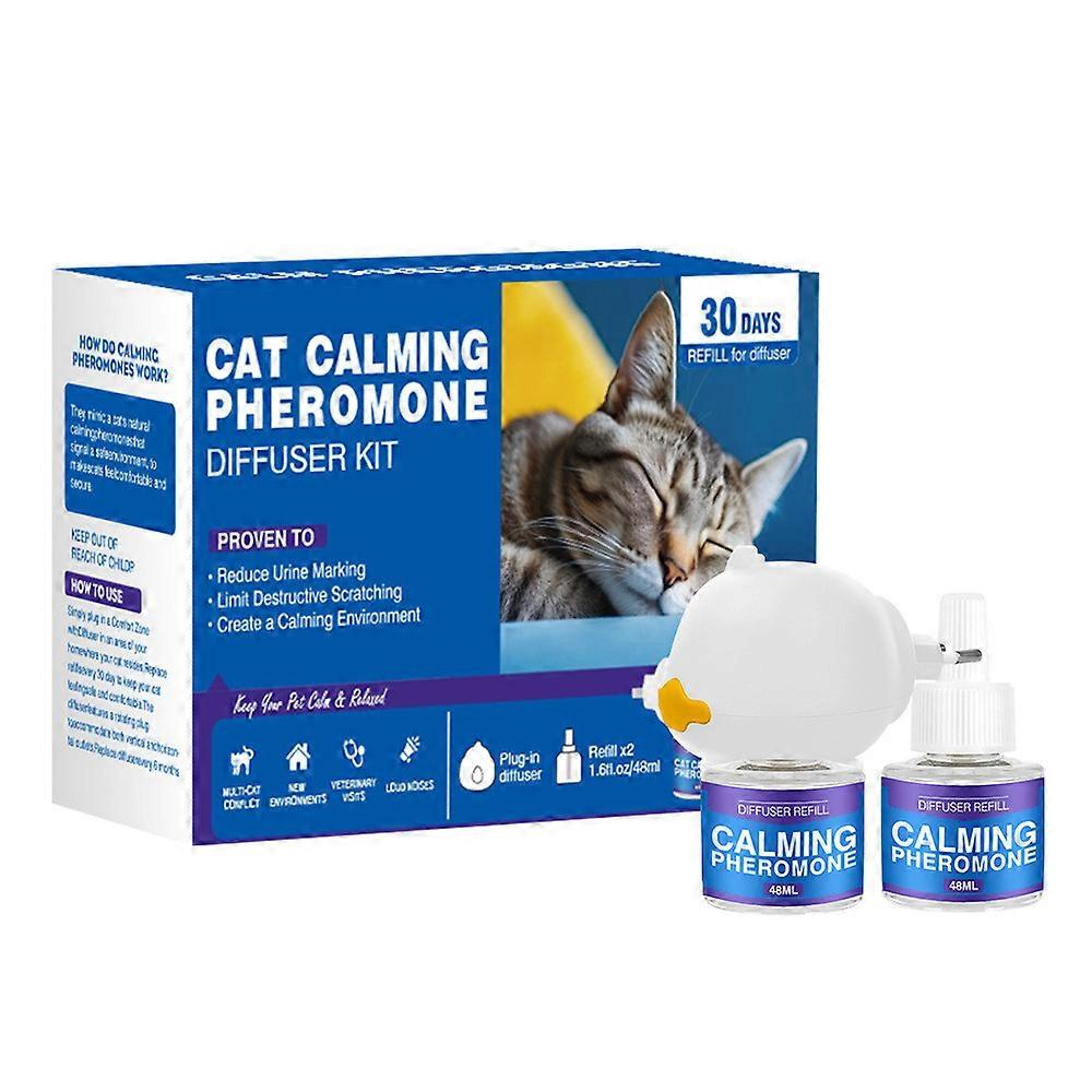 Cat Calming Pheromone Diffuser Natural Gentle for Cats Kittens 