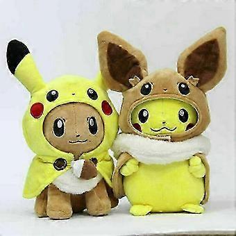 2026 12" Plush Soft Toys Pikachu Eevee Cosplay Anime Stuffed Doll Gift