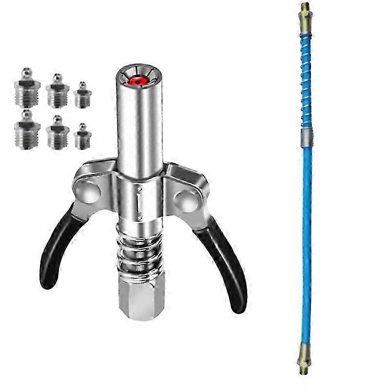 Grease Coupler Heavy-Duty Quick Release NPTI/8 10000 PSI Two