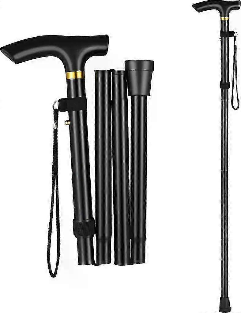 Walking Stick Hiking Stick Foldable Crutches Height Adjustable Walking Stick