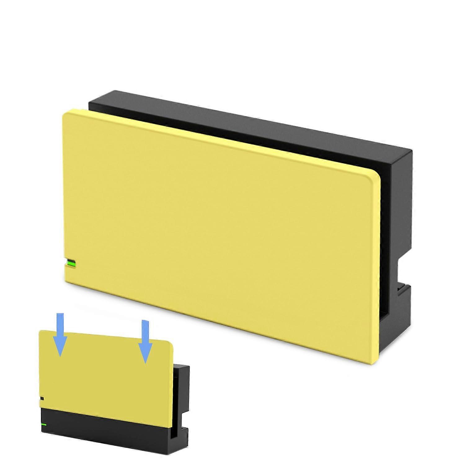 Cover for Nintendo Switch Dock Yellow ScratchResistant Faceplate Shell Custom Design Tool Install