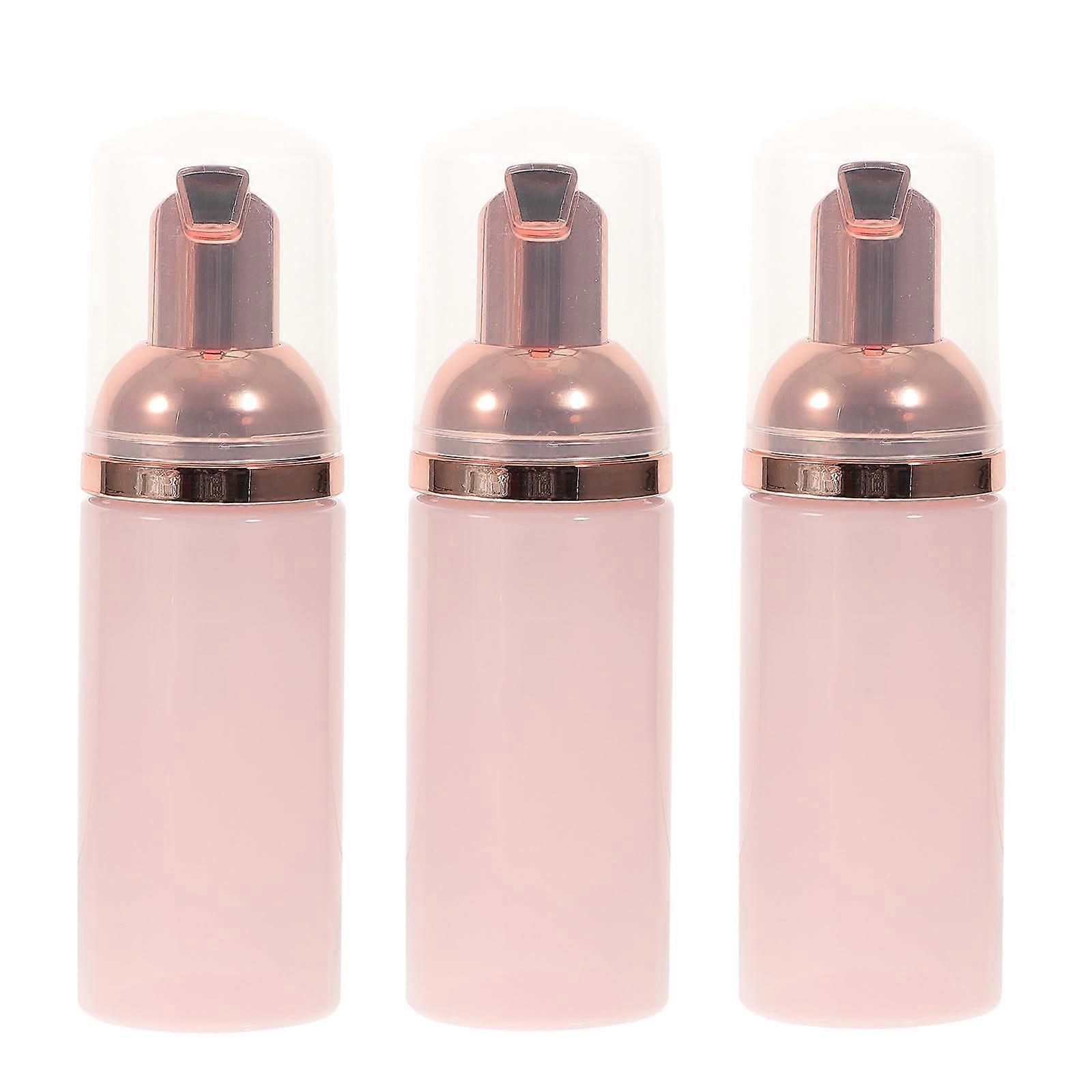 3Pack 50ml Foaming Pump Bottles Refillable EcoFriendly Travel Shampoo Dispenser Set