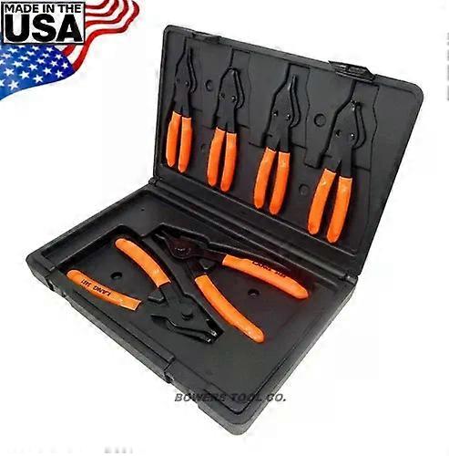 Lang 6pc Convertible Retaining Snap Ring Plier Set Internal External Circlip NO.7307