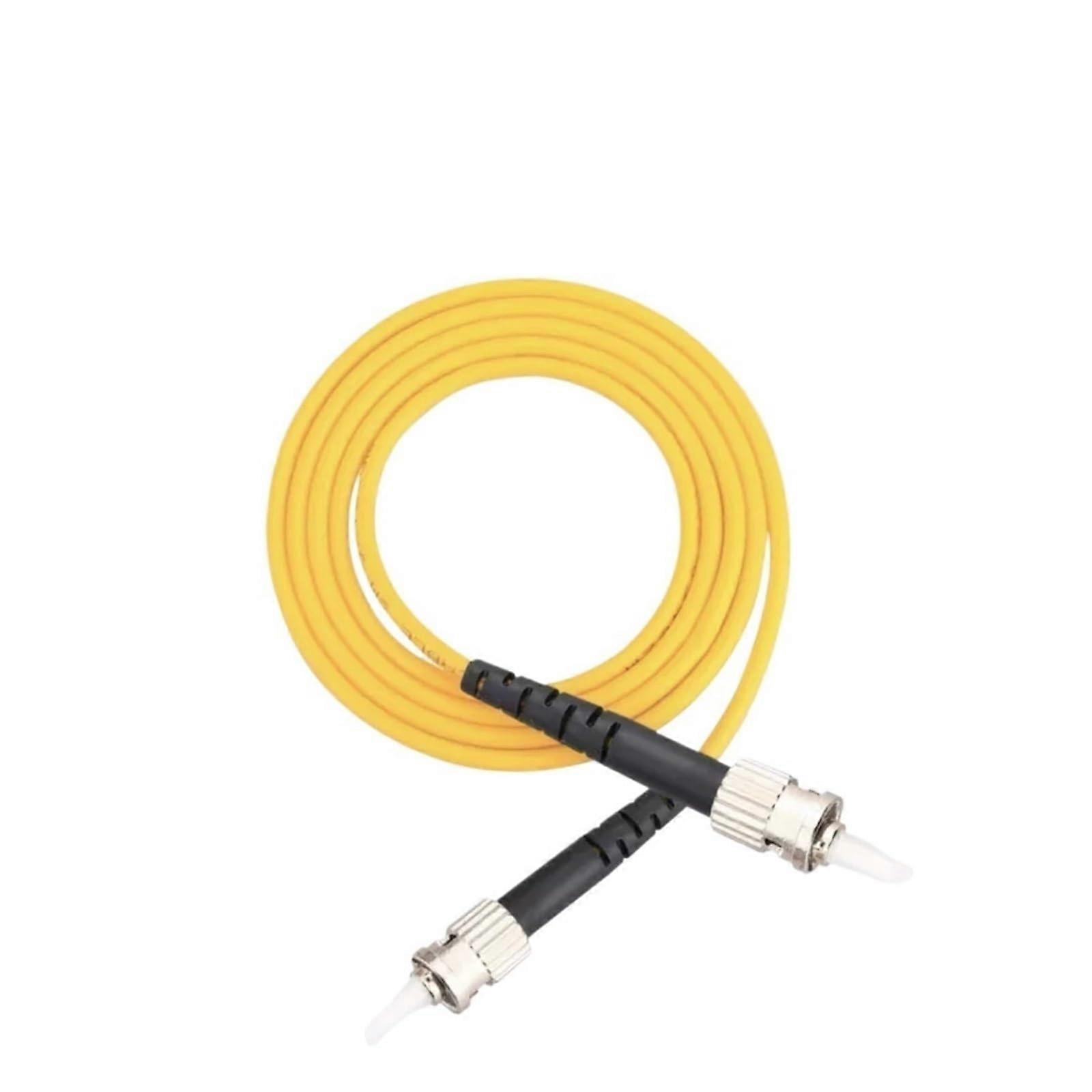 Fiber Optic Patch Cord STST Single Mode 7m PVC Jacket Reliable Data Transmission 10pcs