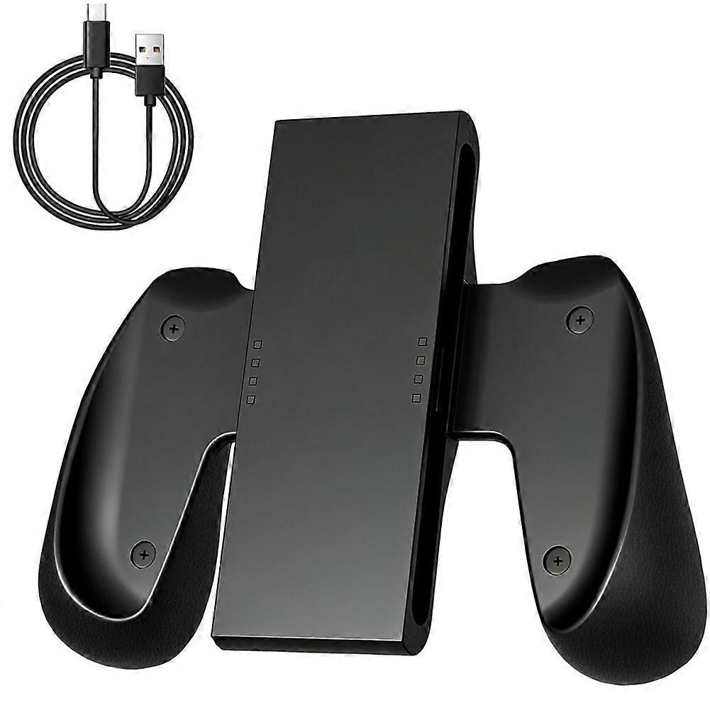 For Nintendo Switch 2 Controller Charging Grip Stand NS 2 Left/Right Controller Magnetic Charging Handle Bracket Black
