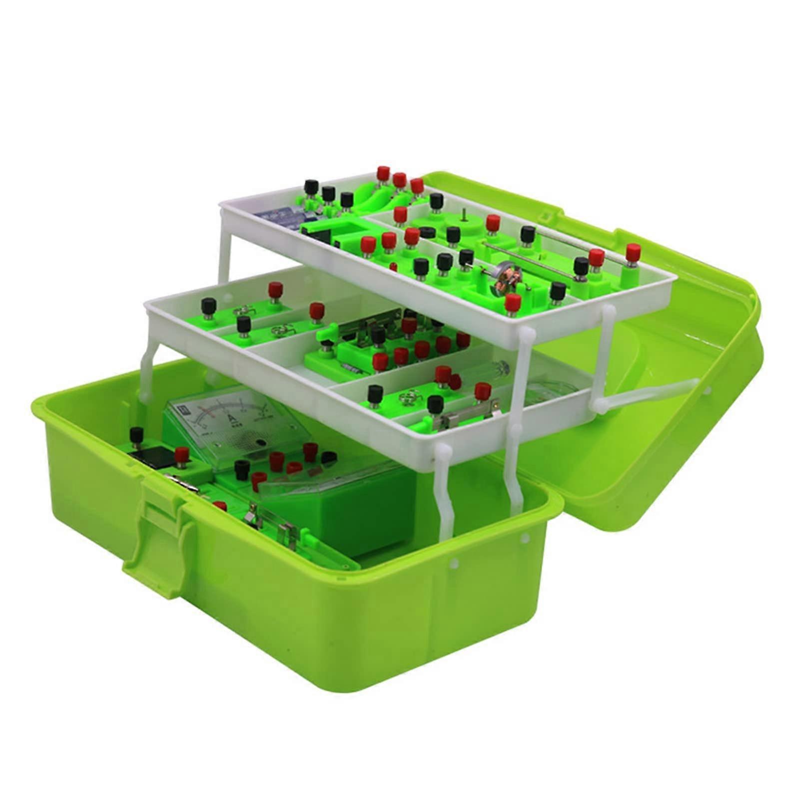 Electric Circuit Learning Kit with Electromagnetism Experiments, HandsOn Physics Education Set