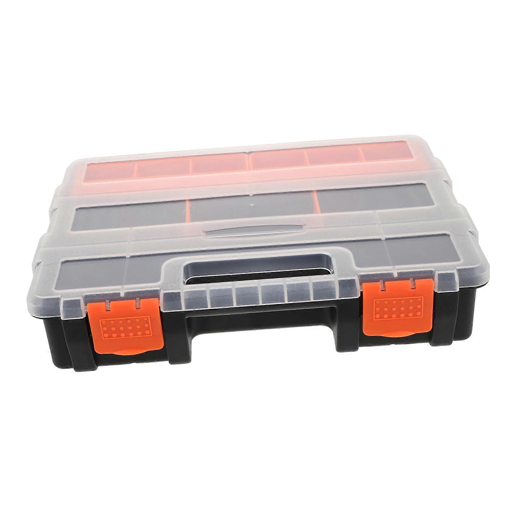 Screw Organizer Box with Multiple Compartments and Secure Lid for Screws Nuts and Small Hardware