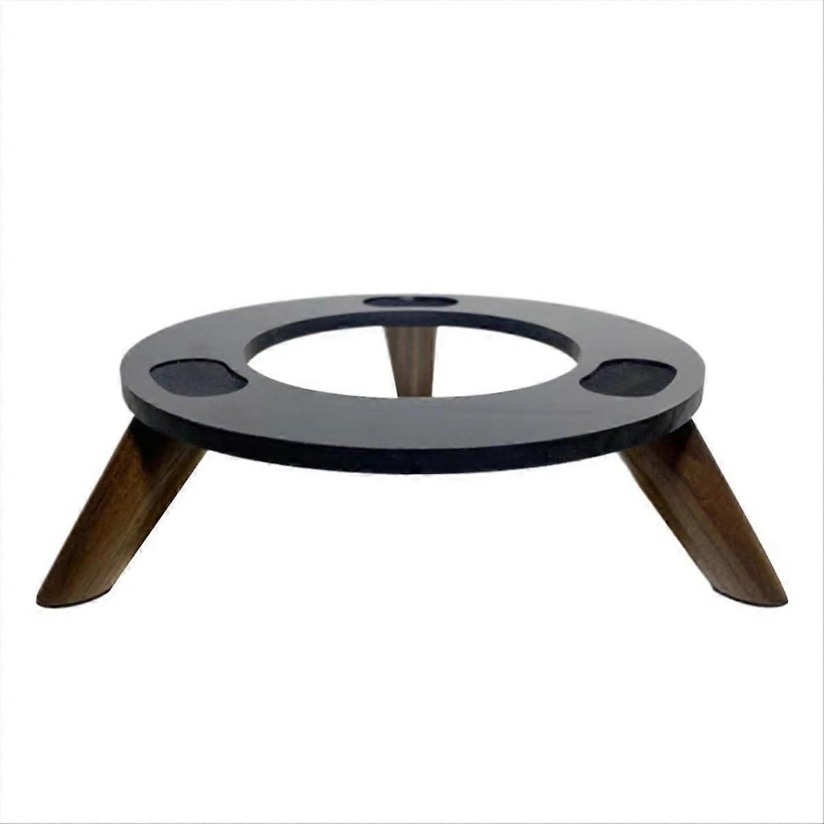 For Solid Wood Base Desktop Shock-Absorbing Audio Stand