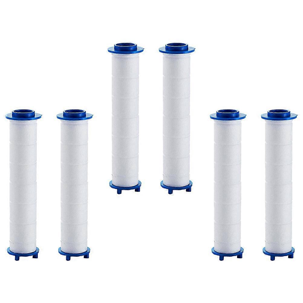 Filtering Tool For Shower Head Filter Impurity Removal Daily Shower Blue PP Cotton 6Set