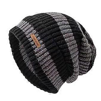 Korean Fashion Striped Knitted Hat Trend Lightweight Hat For Men Women Warm