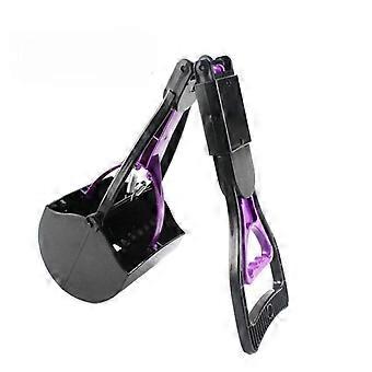 Foldable Pooper Scooper for Dogs and Cats with Long Handle and BuiltIn Bag Dispenser