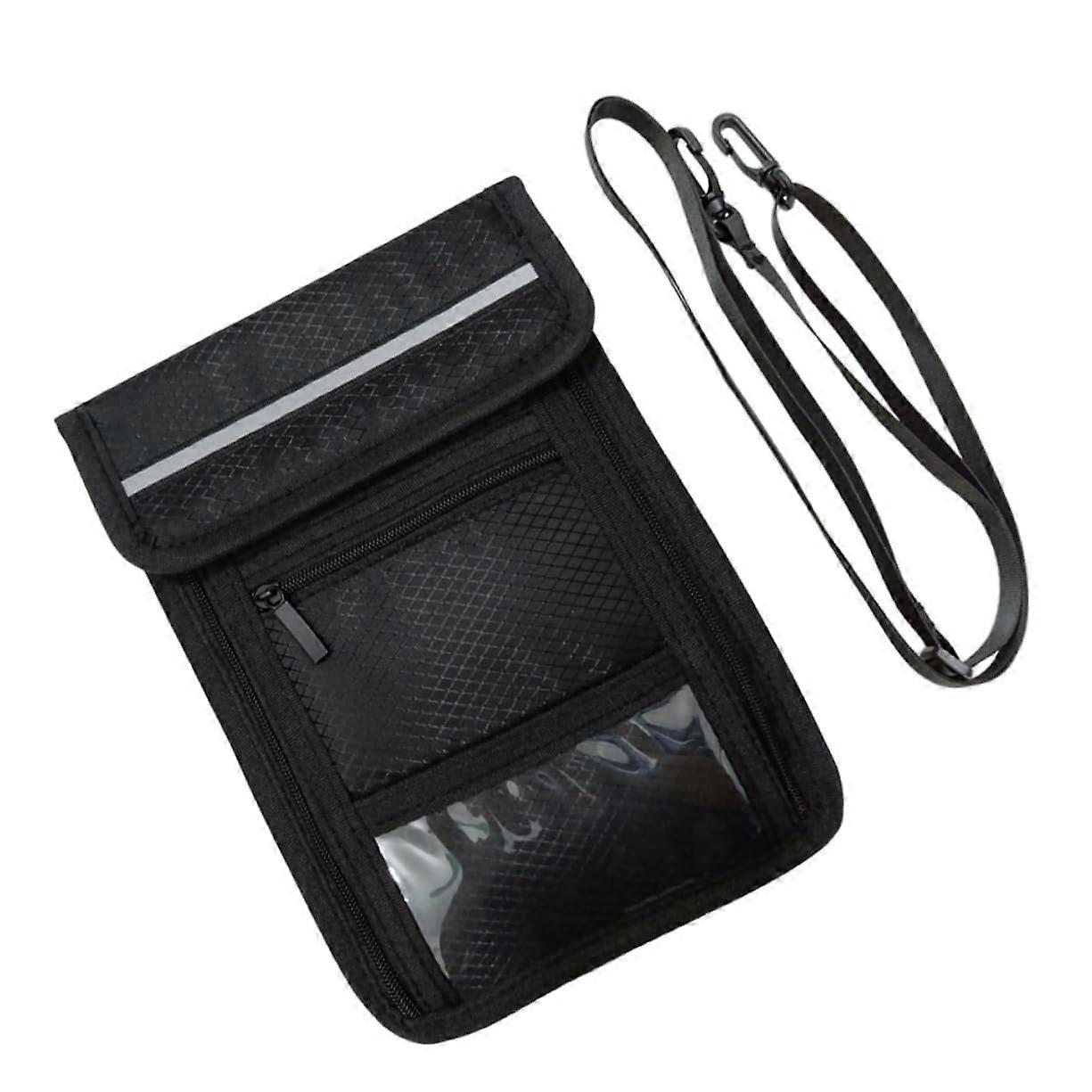 Waterproof Travel Passport Holder RFID Blocking Neck Pouch with Hidden AntiTheft Design
