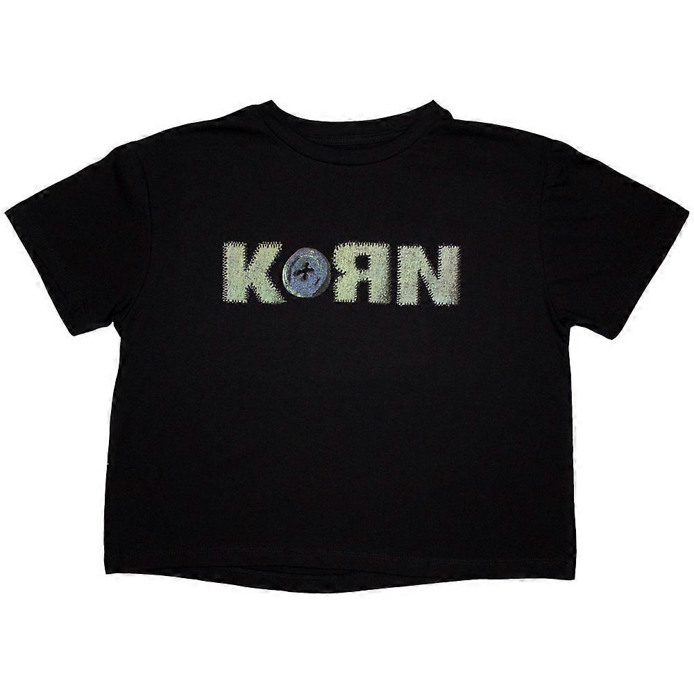 Korn Doll Issues Band Logo Crop Top