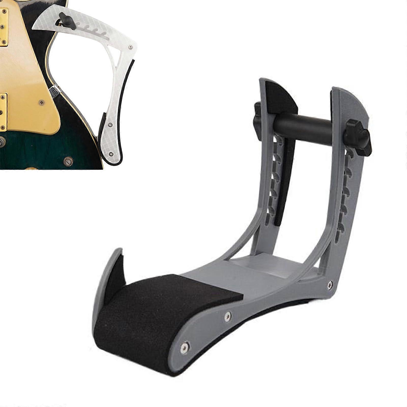 Guitar Foot Rest with Adjustable Width NonSlip Support Stand Universal Fit Gray