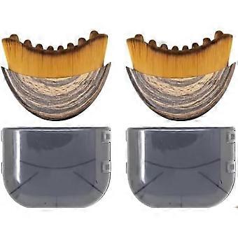Brosse pour le visage Lymphatic Contour avec des poils super doux, réduit l’enflure, Masseur ergonomique pour le contour du visage, Portable Beauty T