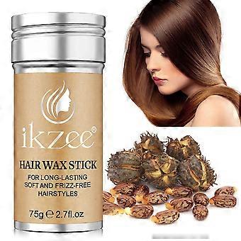 Styling Moisturizing Hair Wax Stick Anti-Frizz Fixed Hair Line Safe Wax Stick for Men Women Styling Wax