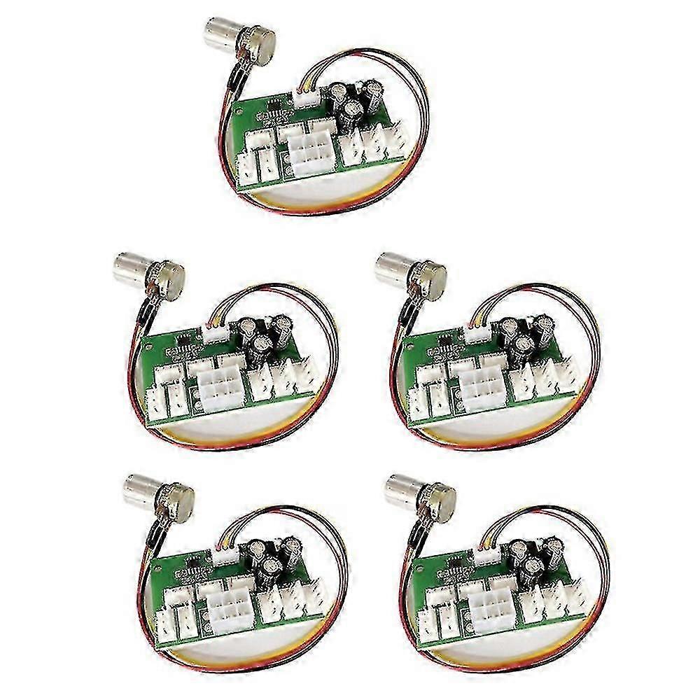 5pcs Computer Case Miner Fan Speed Controller 8 canale Fan