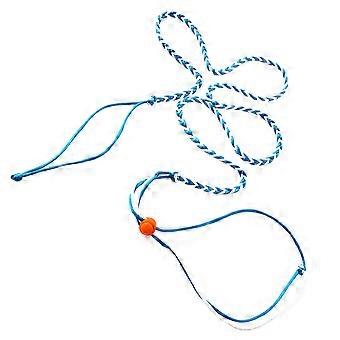 Pet Rat Mouse Harness Adjustable Rope Leash for Walking 1.4 Meters Blue
