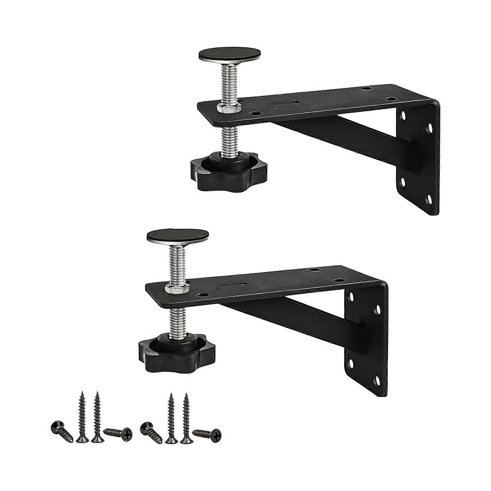 2Pcs Adjustable Undermount Sink Bracket Mounting Frame with Rust Resistant Coating For Kitchen Cabinet Installation Multicolor