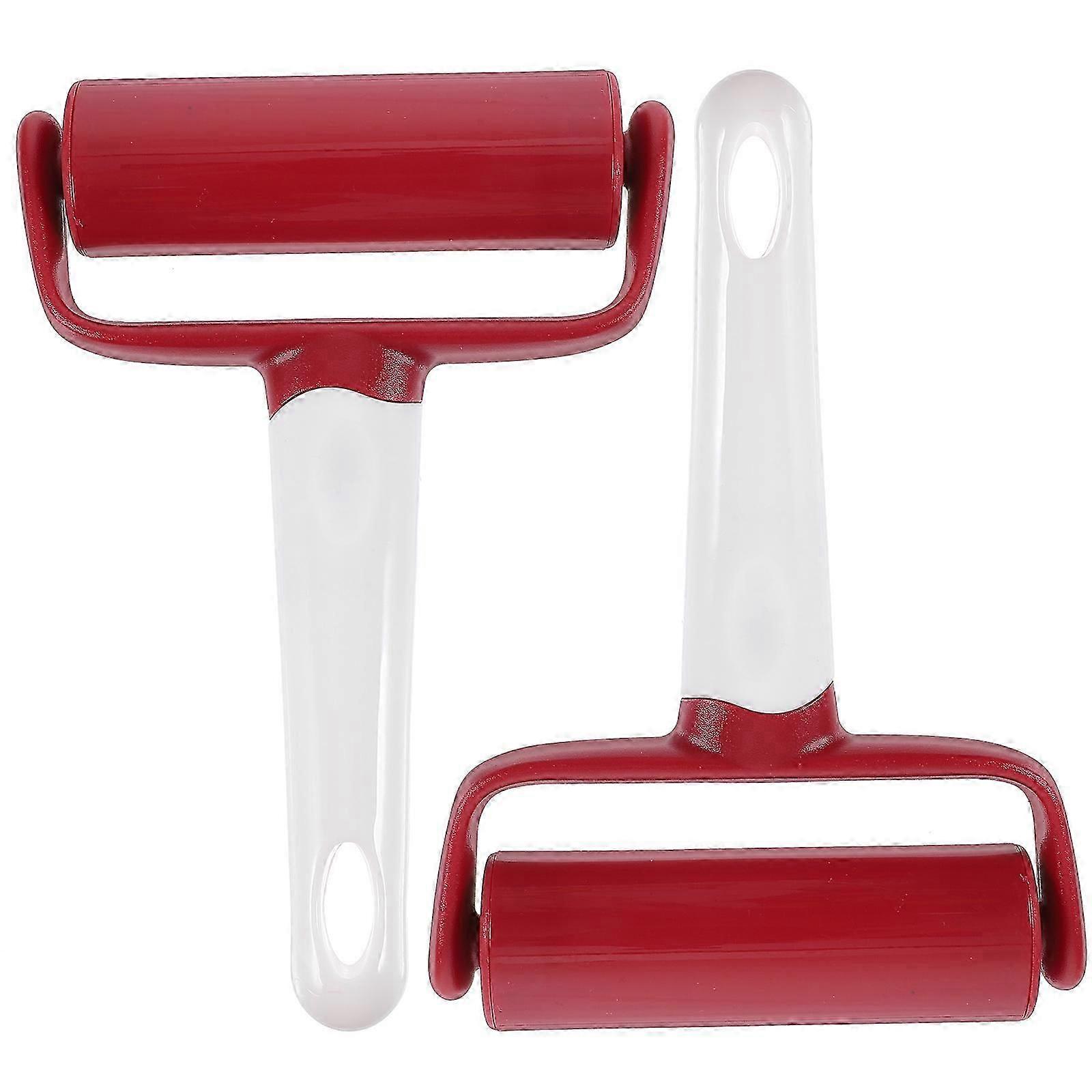 Dumpling Dough Roller Plastic Rolling Pin for Baking 2Pcs Kitchen Tool Set
