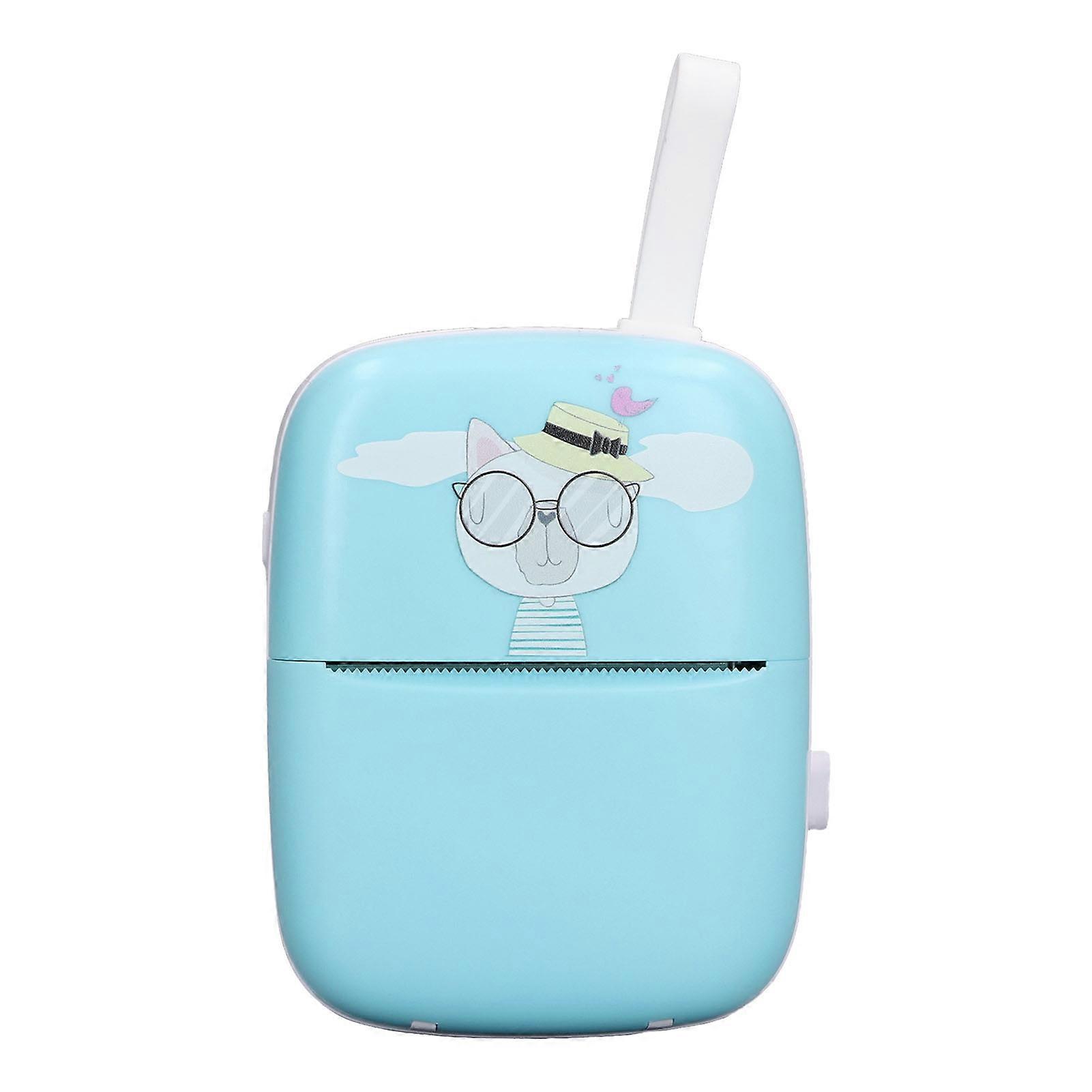 Thermal Printer Bluetooth Inkless Printer 200dpi Rechargeable Printer Machine for Home Kids