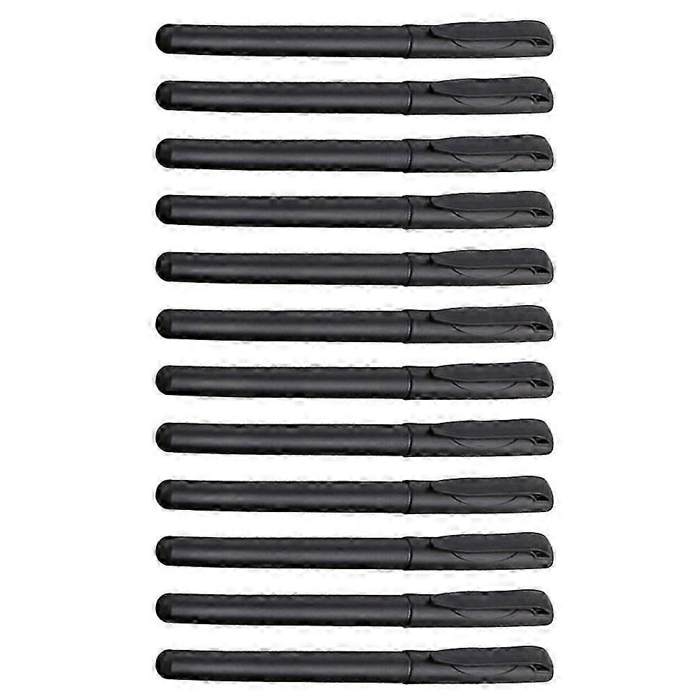 Black Plastic Empty Pen Shells 100Pcs for Students Refill Holders