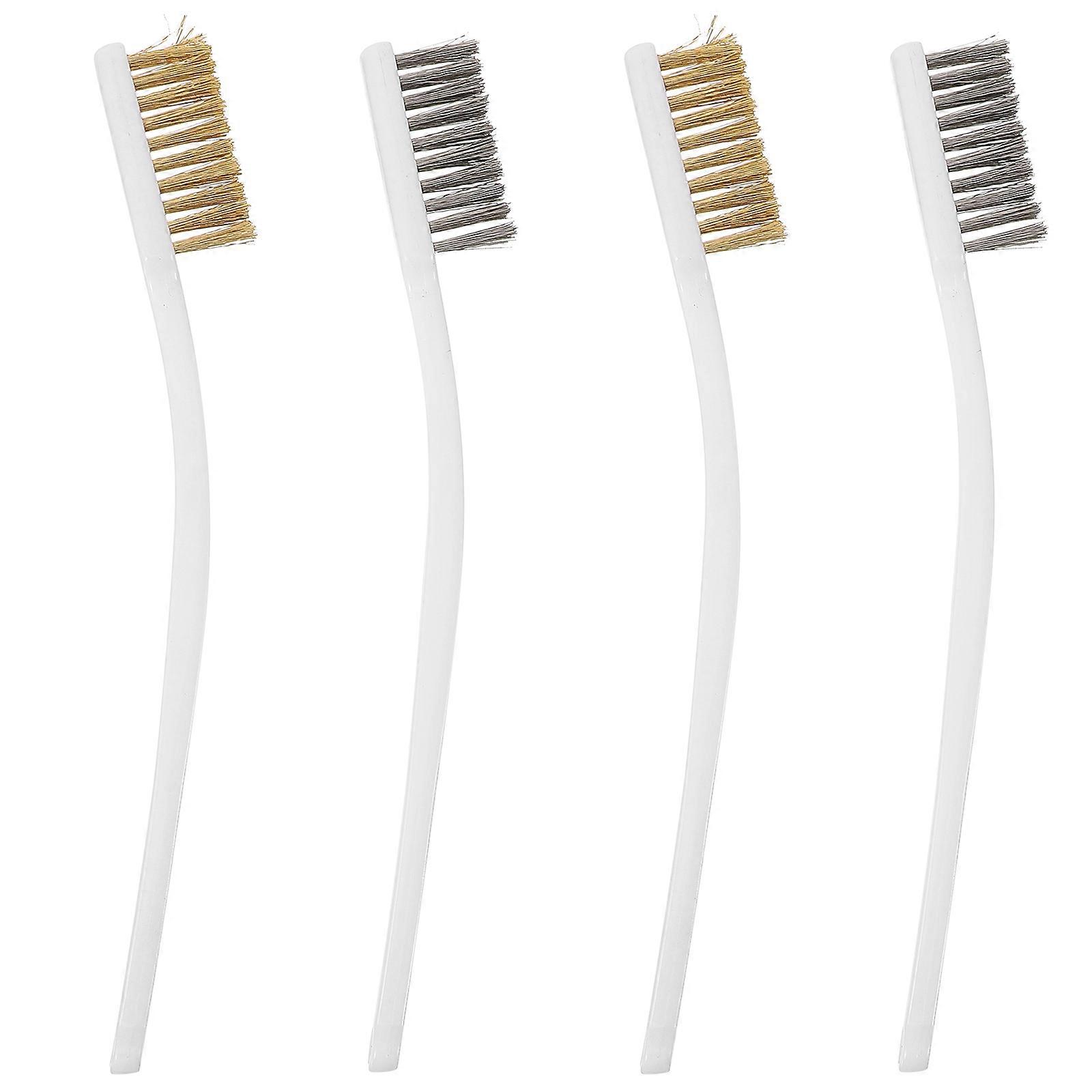 Rust Removal Brush Copper Wire Brush 4Pcs Set for Cleaning
