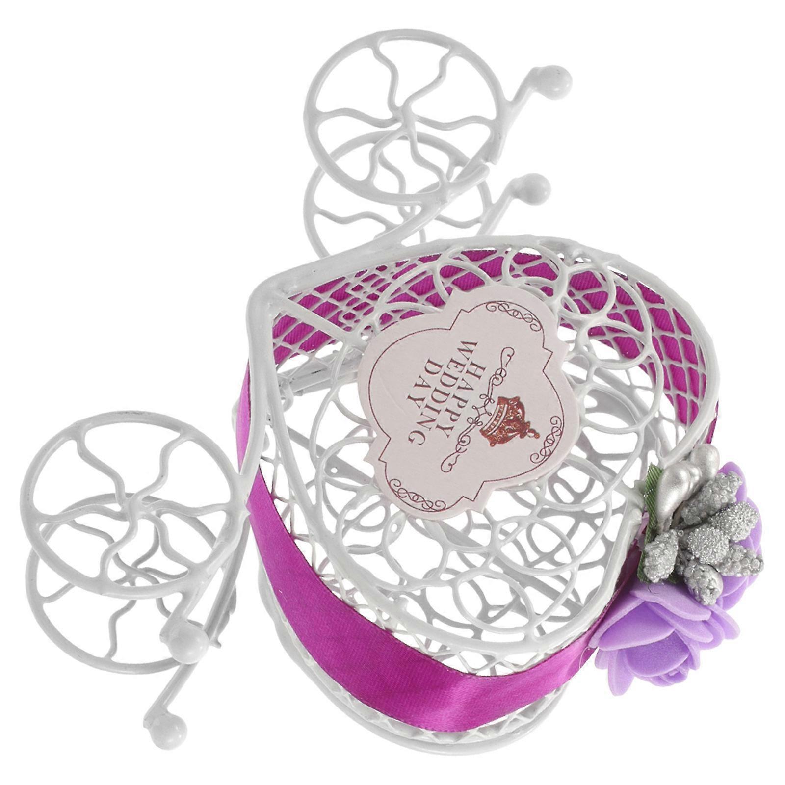 Purple Wedding Candy Box for Wedding with Durable Creative Design