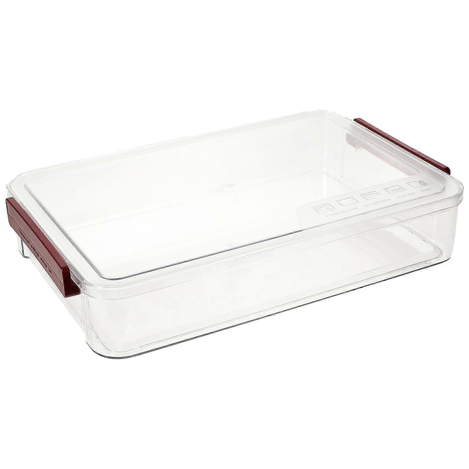 Transparent Portable Project Case for Document Storage Box Organizer
